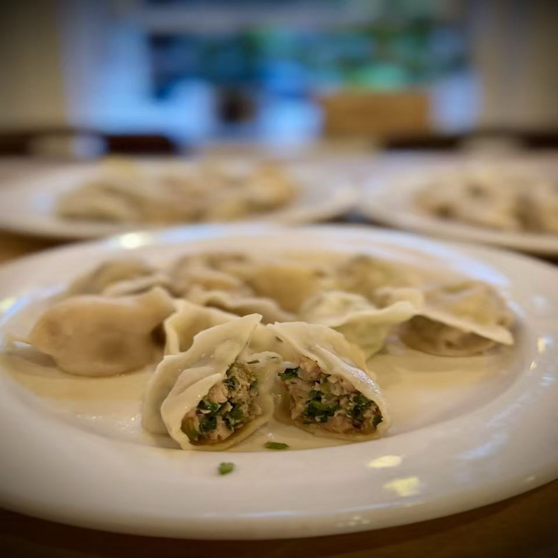鸡肉香菜水饺