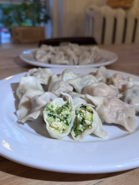 鸡蛋西葫芦豆腐饺